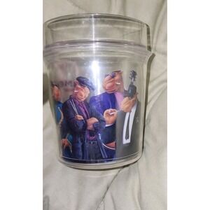 Joe Camel Cup Tumblrr Joe's Place Vintage 1991 Thermo Serv 4 1/2" Plastic USA